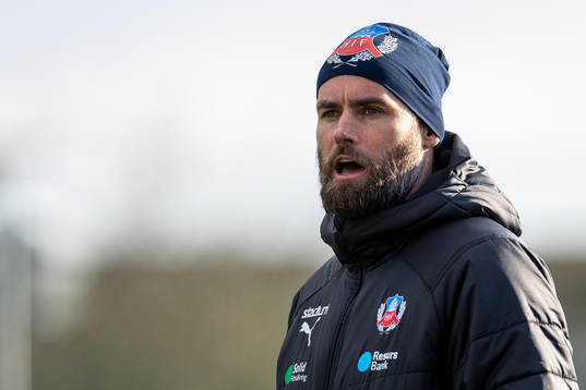 Helsingborgs tränare Olof Mellberg reagerar