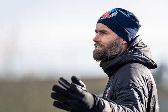Helsingborgs tränare Olof Mellberg reagerar