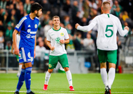 Hammarbys Alexander Kacaniklic jublar