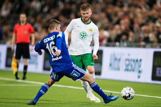 Hammarbys Dennis Widgren och Johan Andersson
