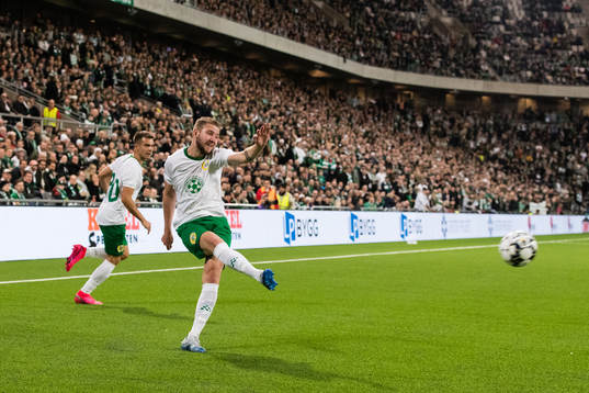 Hammarbys Alexander Kacaniklic och Darijan Bojanic