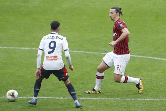 Zlatan Ibrahimovic of Milan