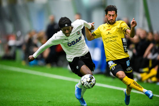 Örebros Jack Lahne och Elfsborgs Frederik Holst