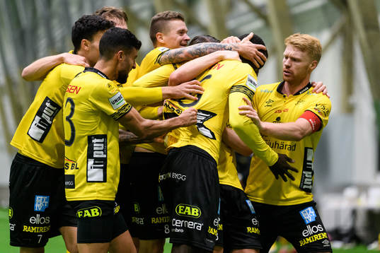 Elfsborgs spelare jublar
