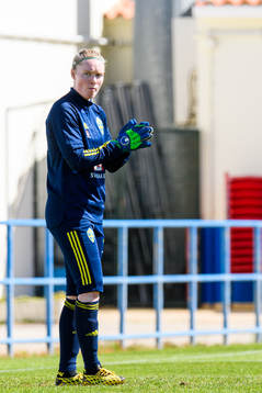 Goalkeeper Hedvig Lindahl
