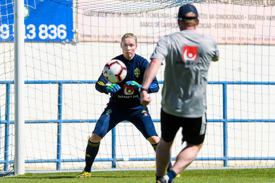 Goalkeeper Hedvig Lindahl