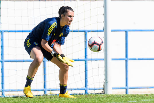 Goalkeeper Zecira Musovic