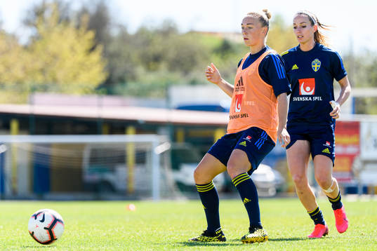 Hanna Bennison and Kosovare Asllani