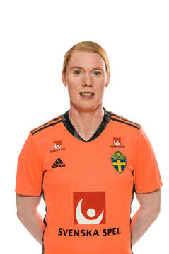 Goalkeeper Hedvig Lindahl poses for a portrait