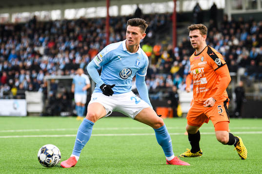 Malmö FFs Marcus Antonsson och AFC Eskilstunas Jesper Manns