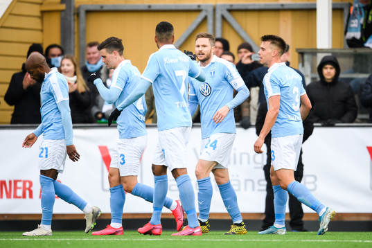 Malmö FFs Lasse Nielsen jublar