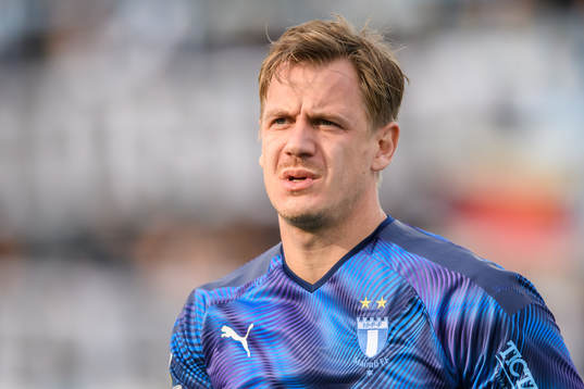 Malmö FFs målvakt Johan Dahlin