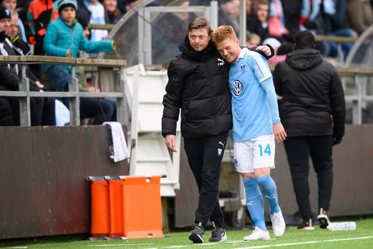 Malmö FFs tränare Jon Dahl Tomasson och Anders