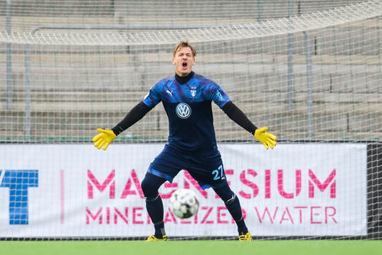 Malmö FFs målvakt Johan Dahlin