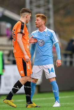 AFC Eskilstunas Adnan Catic och Malmö FFs Anders