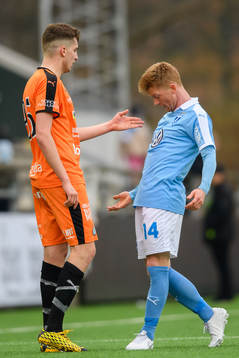 AFC Eskilstunas Adnan Catic och Malmö FFs Anders