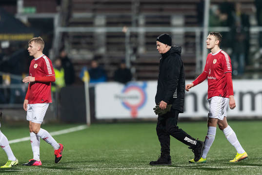 Kalmars tränare Nanne Bergstrand deppar