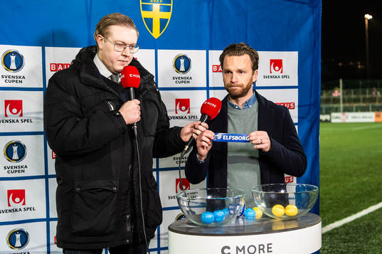 Svenska cupens kvartsfinaler lottas av Mats Lilja, Cmore,