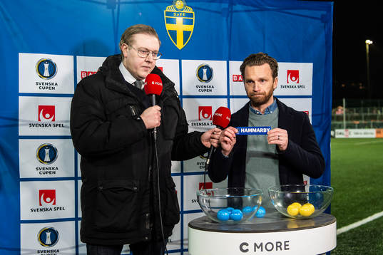 Svenska cupens kvartsfinaler lottas av Mats Lilja, Cmore,