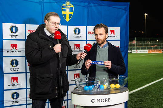 Svenska cupens kvartsfinaler lottas av Mats Lilja, Cmore,
