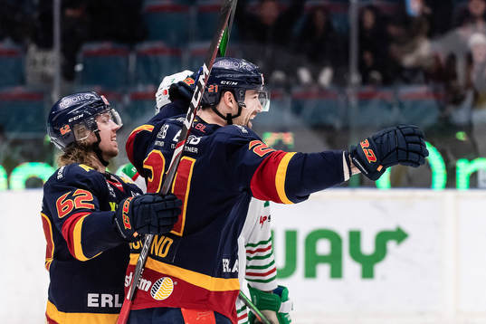 Djurgårdens Patrik Berglund jublar