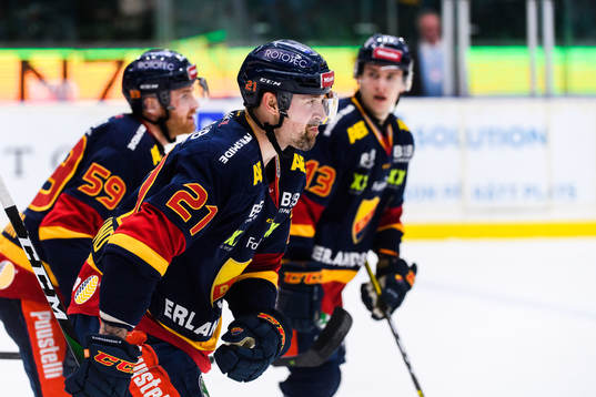 Djurgårdens Patrik Berglund jublar