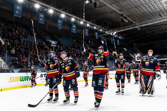 Djurgårdens spelare jublar