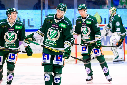 Färjestads Per Åslund deppar