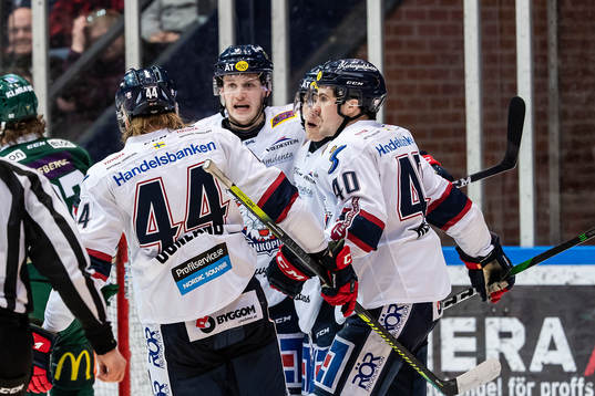 Linköpings Henrik Törnqvist jublar