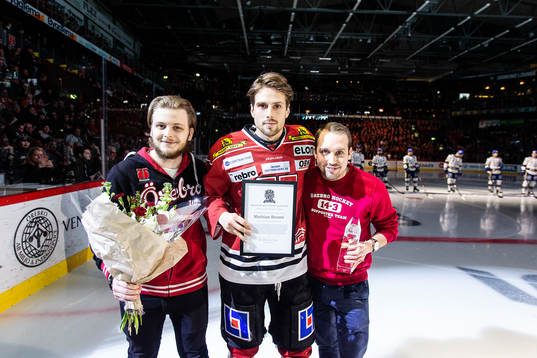 Örebros Mathias Bromé får pris som MVP av