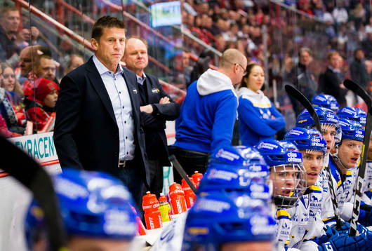 Leksands tränare Ulf Samuelsson deppar
