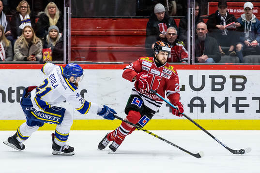 Örebros Jonathan Andersson och Leksands Mattias Ritola