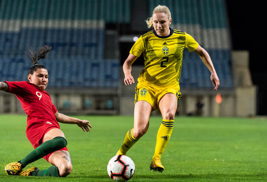 Ana Borges of Portugal and Jonna Andersson of Sweden