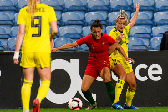 Ana Leite of Portugal and Hanna Glas of Sweden
