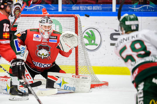 Malmö Redhawks målvakt Lars Volden