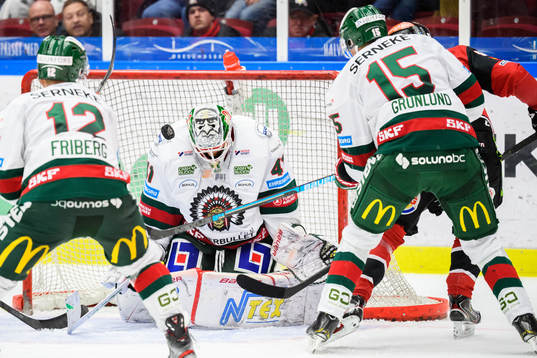 Frölundas målvakt Niklas Rubin