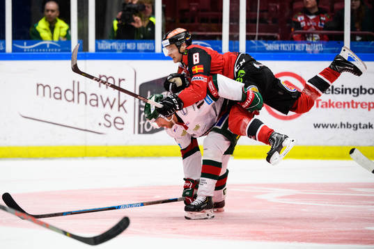 Malmö Redhawks Johan Olofsson och Frölundas Anders