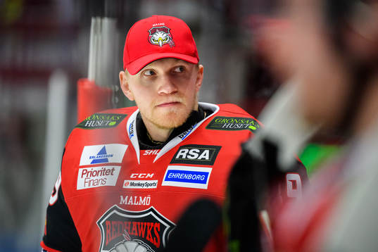 Malmö Redhawks målvakt Viktor Kokman