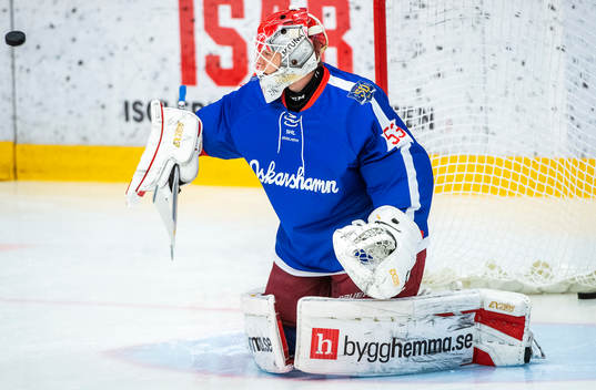 Oskarshamns målvakt Daniel Rosengren