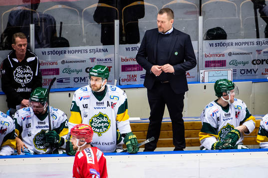 Björklövens tränare Joakim Fagervall