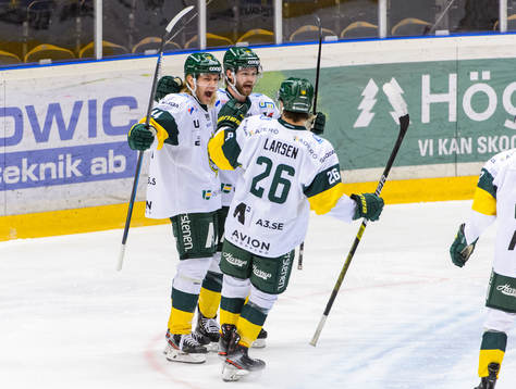Björklövens Olle Liss, Zach Palmquist och Oliver Larsen