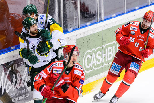 Björklövens Alex Hutchings jublar