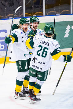 Björklövens Olle Liss, Zach Palmquist och Oliver Larsen