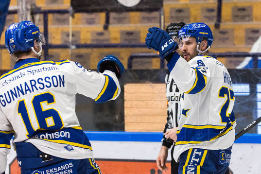 Leksands Marek Hrivik jublar