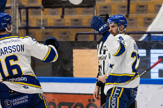 Leksands Marek Hrivik jubel
