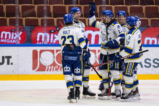 Leksands Daniel Gunnarsson jublar