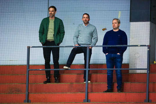 Brynäs klubbdirektör Michael Campese och sportchef