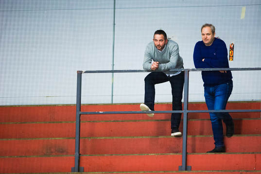 Brynäs klubbdirektör Michael Campese och sportchef