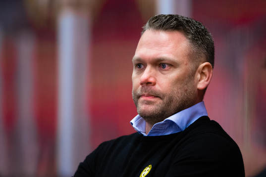 Brynäs assisterande tränare Mikael Holmqvist