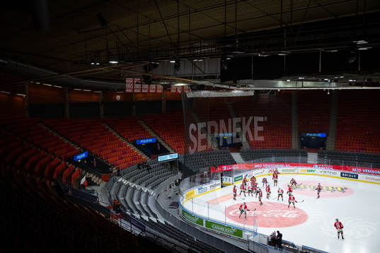 Frölunda samlade innan ishockeymatchen i SHL mellan